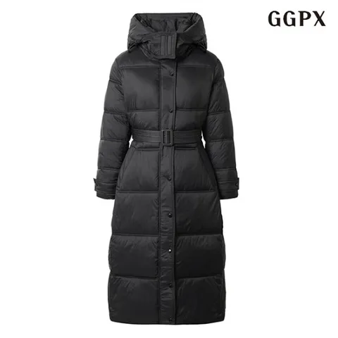 정상가: 159000원ㅣ벨티드 후드 롱 패딩 점퍼 (GODJJ052D)