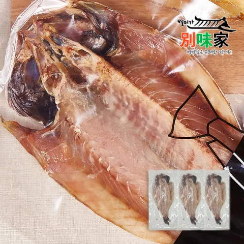 [별미가] 남해별미 담백한 임금님 건강식 국내산 반건조 할복민어 220g x 3미