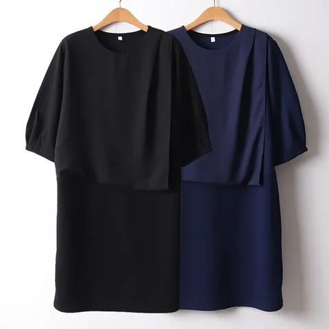 위쉬몰 MN 절개라인쉬폰원피스D845H306 빅사이즈