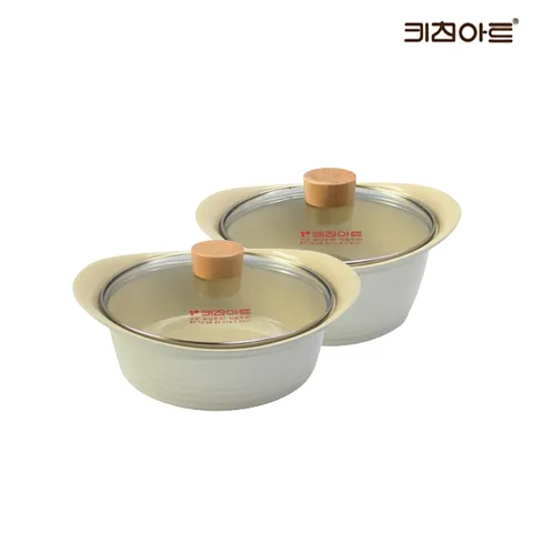 베이직 인덕션냄비 세라믹코팅 냄비세트 2종F 양20+전22