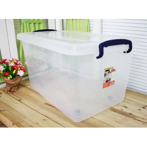 다용도 수납박스 50L 1P 옷 장난감 바퀴 리빙박스 수납정리함 수납박스 옷정리함 플라스틱박스