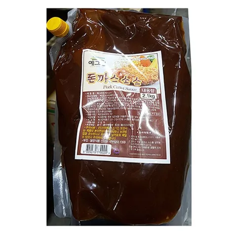 돈까스 소스 예그린 2.1kg 업소용 액상 양념 돈가쯔소스 돈까스양념 돈가쯔양념