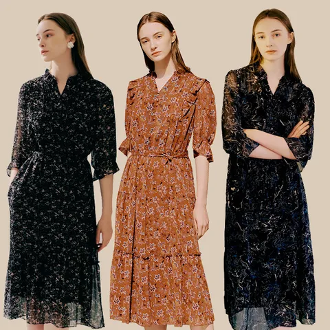 [1종]쉬폰 원피스 QAMFO008