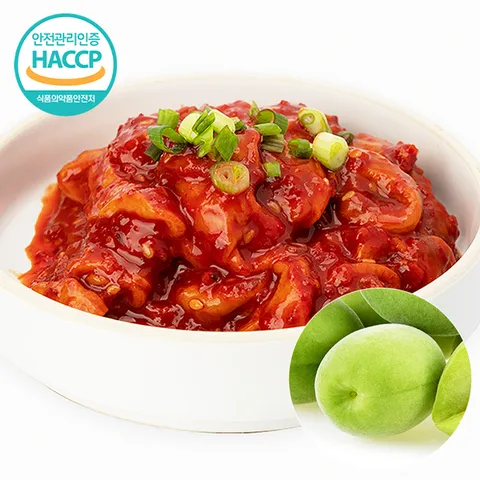 [웰굿] HACCP 전북 프리미엄 매실 품은 멍게젓갈 350g