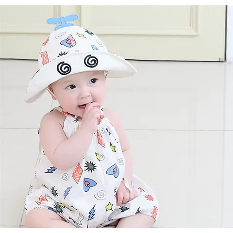 헬리콥터 썸머롬퍼 모자세트 510064