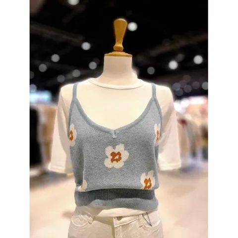 [롯데백화점]플라워 니트 뷔스티에 (FM3C7SK0268)