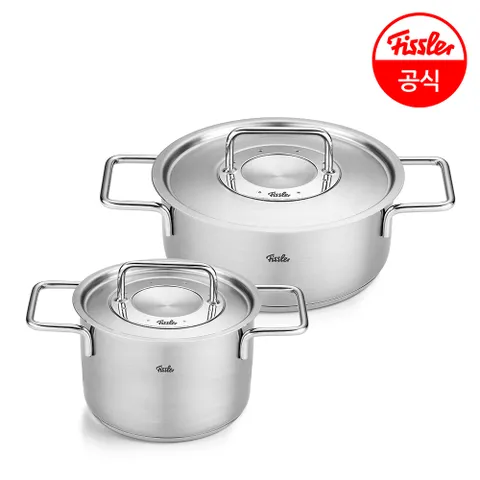 퓨어 팟 2종세트(스튜팟16cm+캐서롤20cm)