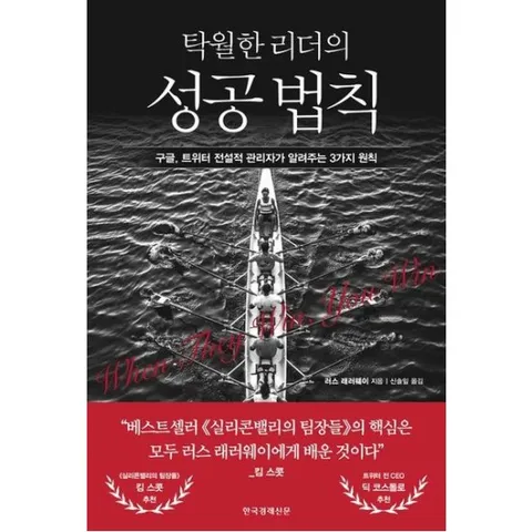 탁월한 리더의 성공 법칙 : 구글, 트위터 전설적 관리자가 알려주는 3가지 원칙