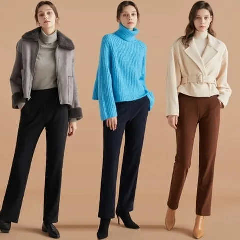 3SET [홈쇼핑방송/(LeOT)] 윈터 슬림 기모팬츠 3종세트_19261733_588586