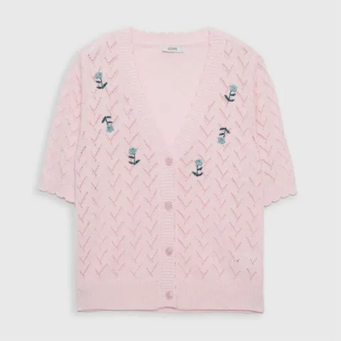 플라워자수반팔가디건CVCKD3701Q