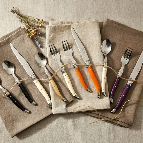 장네론 라귀올 커트러리 케이크세트3p(스푼+포크+나이프)