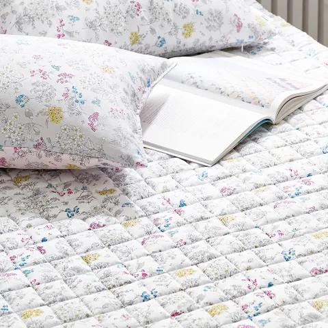 화병 인견 시원한 여름 침대패드 카페트 퀸 화이트 국내산