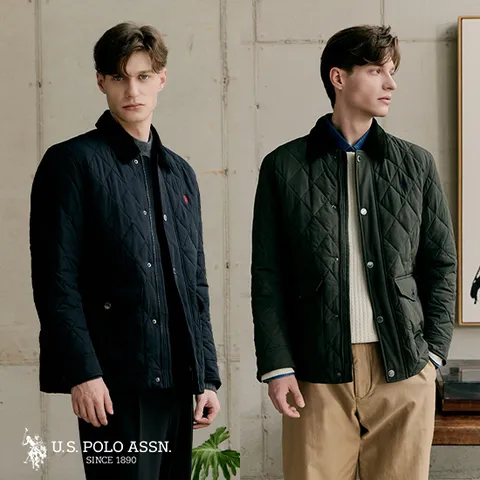 [U.S POLO ASSN.] 25FW 퀼팅 패딩 자켓 1종 남성