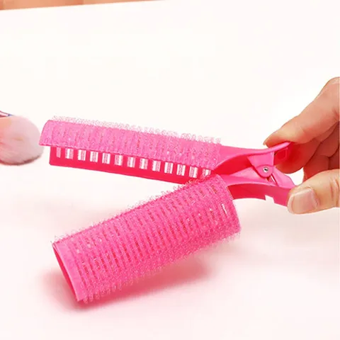 파마 롤 집게형 앞머리 뿌리 헤어 볼륨셀프 고데기