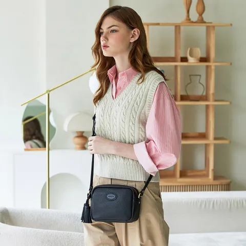 [최초가328,000원]  로티 태슬장식 카메라백 AL11-2154 5컬러 택1