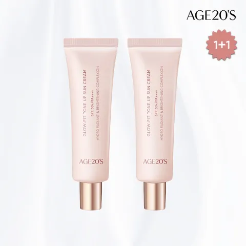 [에이지투웨니스] 글로우핏 톤업 선크림 X 2개 (SPF50+ PA++++)