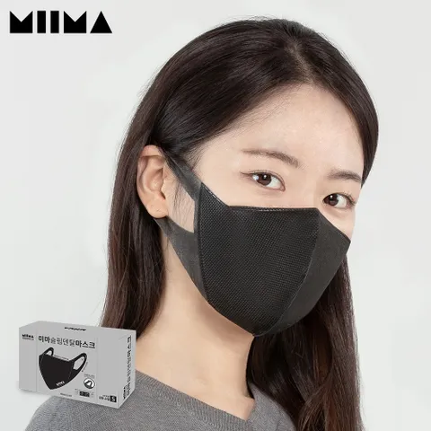 미마 슬림덴탈마스크 소형 검정 (50개입)