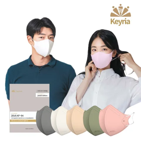KF94 마스크 새부리형 컬러 슬림대형 100매