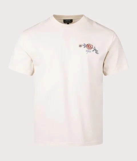 25SS 아페쎄 반팔 티셔츠 COGCKH26511AAD ECRU DOM