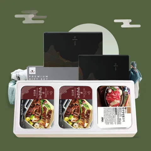 강강술래 프리미엄 본양념갈비 실속 선물세트 3호 (1.5kg)