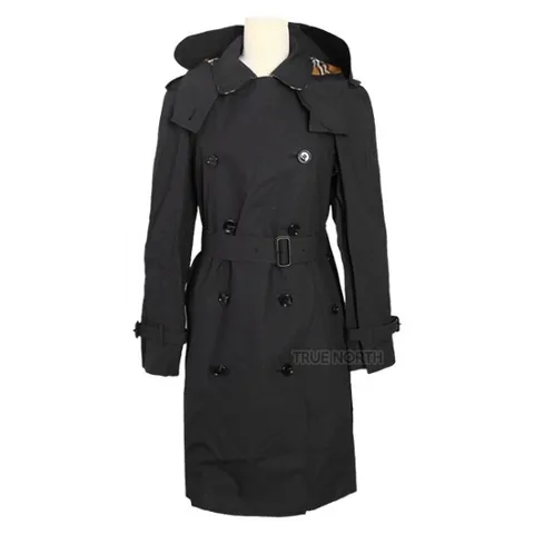 여성 8084251 엠버포드 트렌치 코트 블랙