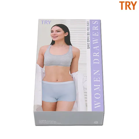 트라이 코지 네모팬티 여성드로즈 여자사각팬티 100744 MB