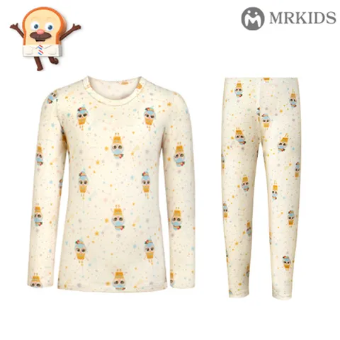 엠알키즈 브레드이발소 클린 여상하 내복 세트 여아 내의 실내