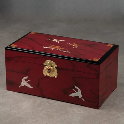 고급상감운학2구1.2kg 고가구 답례품 도자기 포장상자