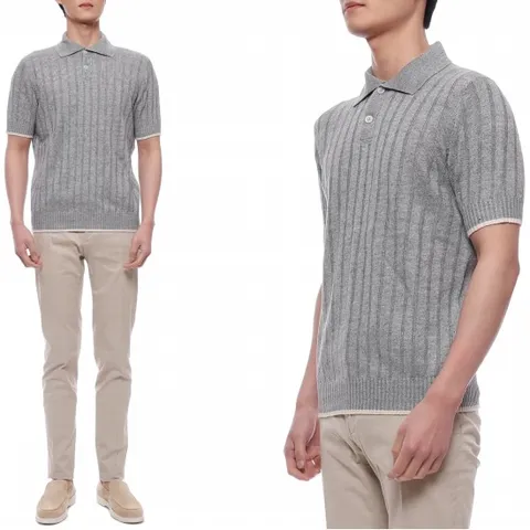 25SS 남성 린넨 혼방 폴로 반팔니트 (M2L707605 CP843 25S)