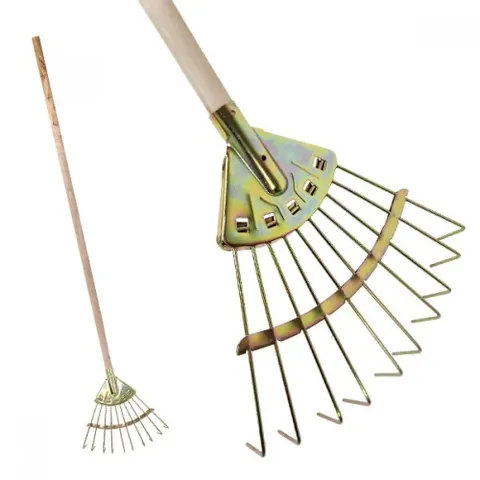 쇠갈퀴 밭갈이 농업 용농120cm 대나무갈퀴 낙엽청소 정원가꾸기 갈퀴 곡갱이 잡초제거