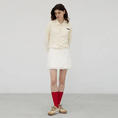 NO.2 BALLOON SHORTS - WHITE