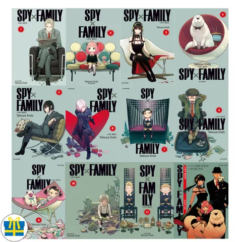 사은품 스파이 패밀리 1-11권 + 가족의 초상 세트 전12권