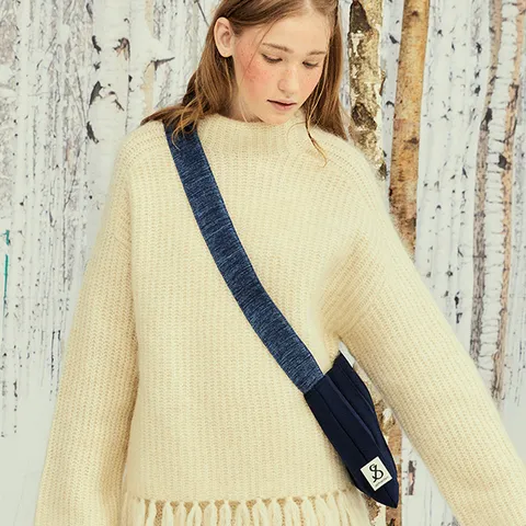 Lucky Pleats Knit Wing Bohemian All