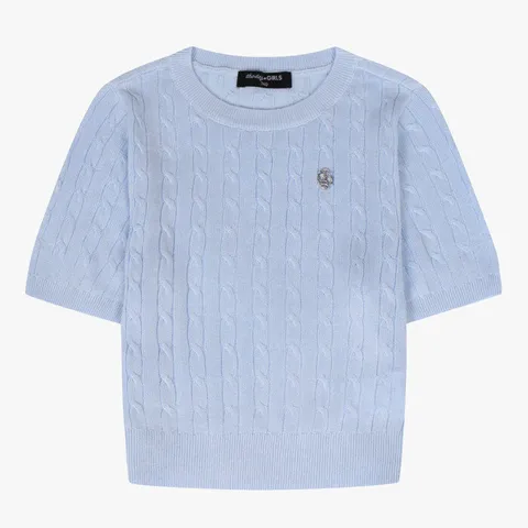 [행복한백화점]케이블 반팔 스웨터   TGKA25303