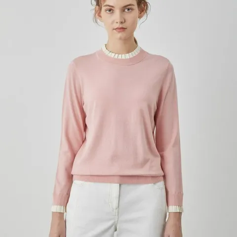 HC19 프릴네크 니트 VOBBL5S1211