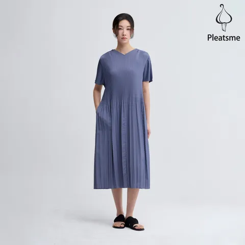 [최초가 179000원] V넥 케이프 플레어 원피스_PPOPM325014