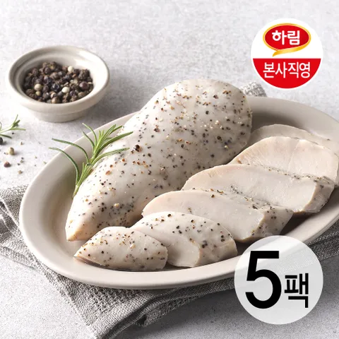 수비드 닭가슴살 블랙페퍼 100g 5팩