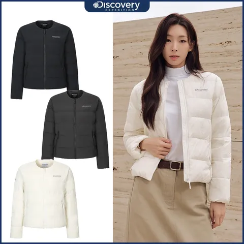 디스커버리 25FW신상 여성 세미크롭 픽토르U 구스다운 경량패딩 DWDJ8P056 463691