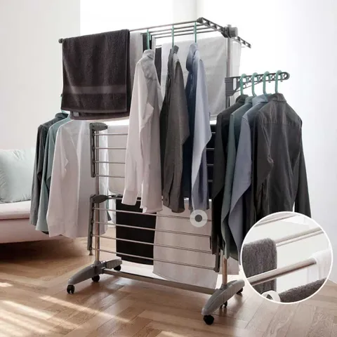 실내 이불 건조대 폴딩 접이식 빨래 의류 수건 쇼핑몰 실내빨래건조대 빨래건조대파는곳