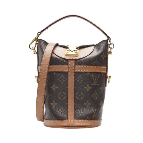 [중고명품]  베이지 모노그램 더플 토트백