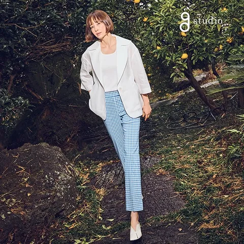 [최초가 79900]23 깅엄 햅번 팬츠