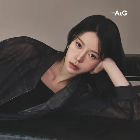 더엣지 25FW 벌룬 체크 점퍼