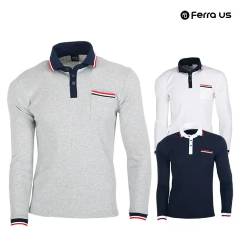 남성 봄 가을 골프복 골프웨어 스판 골프 긴팔 티셔츠