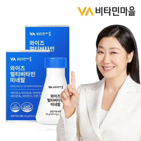 와이즈 멀티비타민 미네랄 2박스 총360정 12개월분