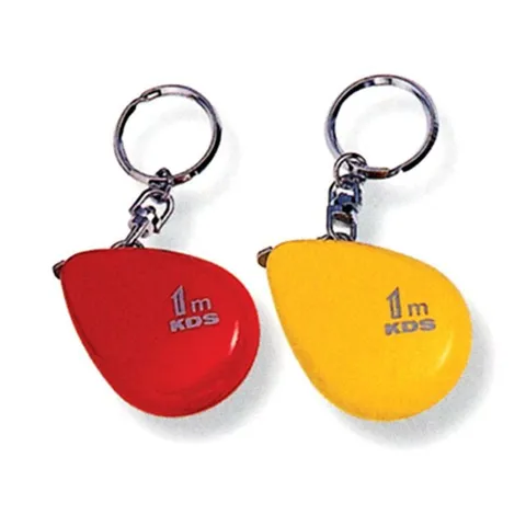 KDS 줄자열쇠고리형 줄자 RA06-02RY 382-0036 고무그립줄자 열쇠고리줄자 스마트줄자