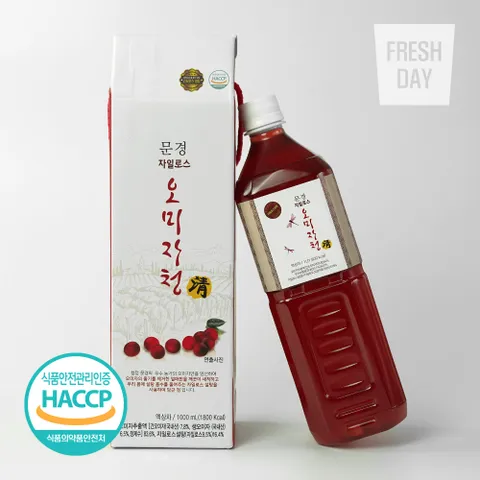 [HACCP인증] 문경 명품 자일로스 오미자청 선물세트 10병x1L