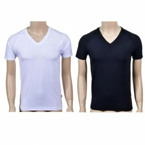 [하프클럽] 1매입 반팔티 쿨론 V넥