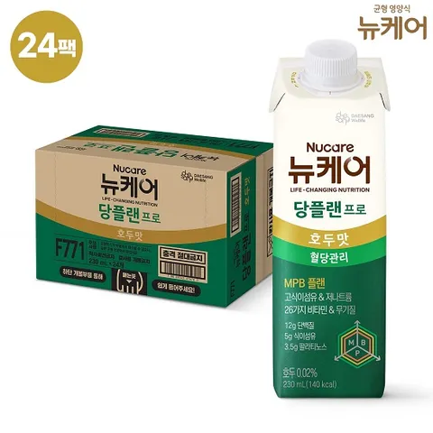 [대상]뉴케어 당플랜프로 호두맛 24팩