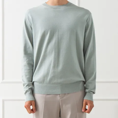 [브리치] 더제이엘 / 남자 니트 캐시 라이크 시그니쳐 무지 라운드 스웨터