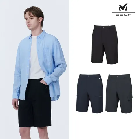 B 고신축 스판 하프팬츠 남성 3종세트